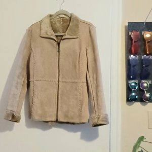 Marvin Richards Real Leather Bomber Coat
